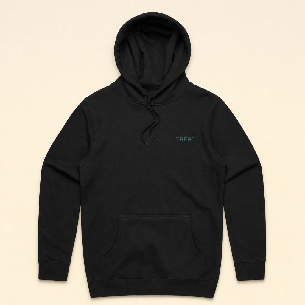 The Hoodie — Black · Trepo