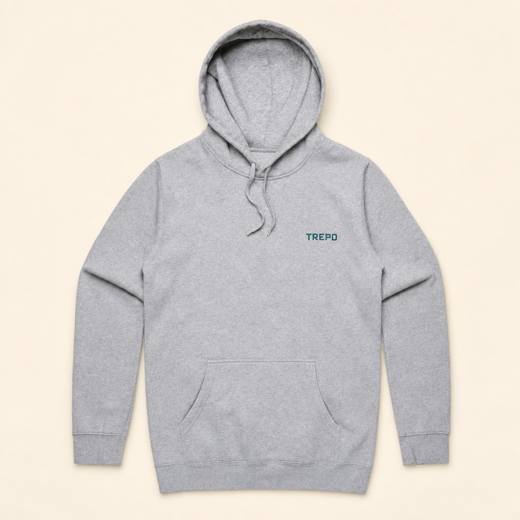 The Hoodie — Grey · Trepo
